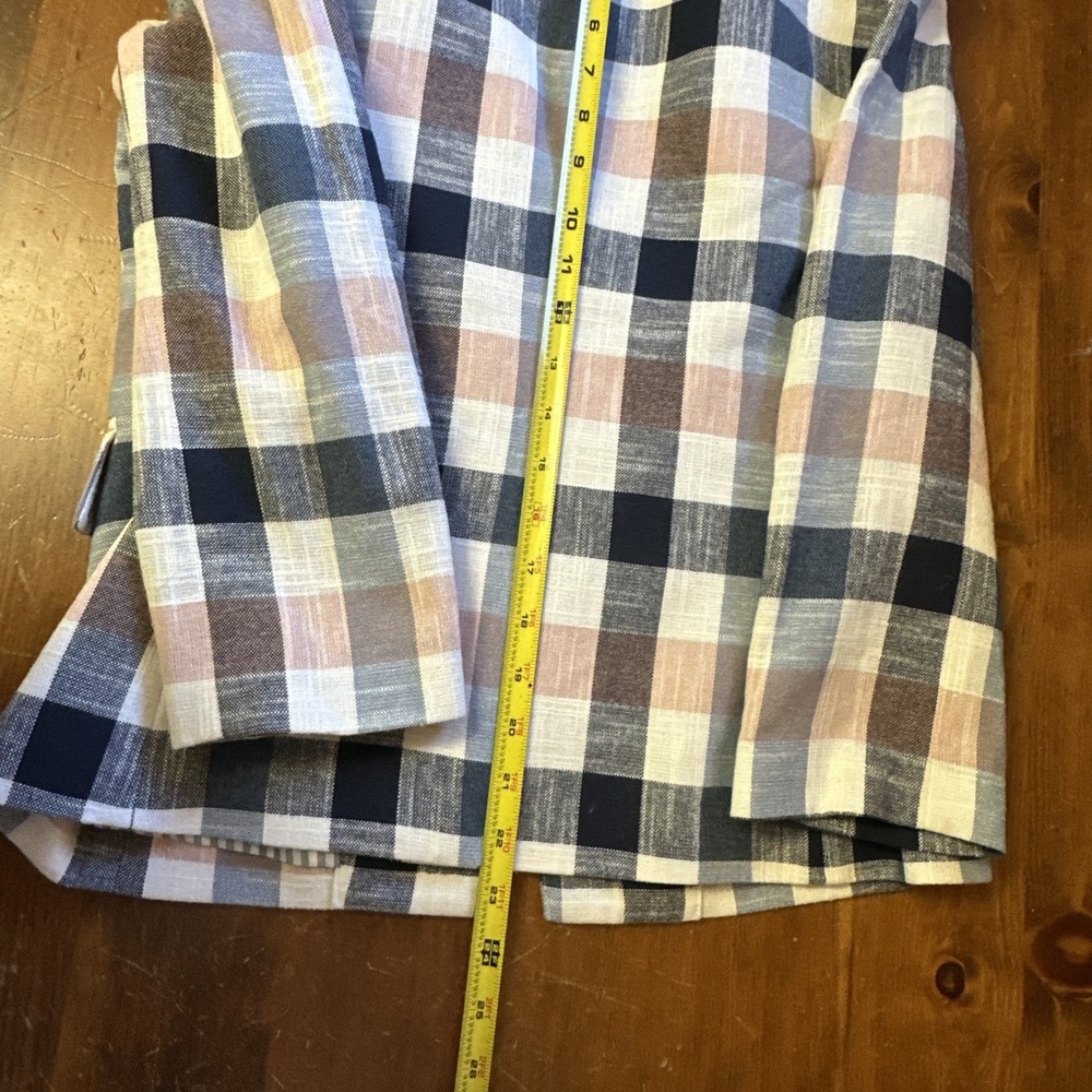 Veronica Beard Jacket 4 Hosanna Plaid Dickey Schoolboy Preppy Career College - Picture 12 of 13